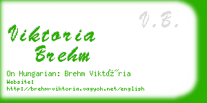 viktoria brehm business card